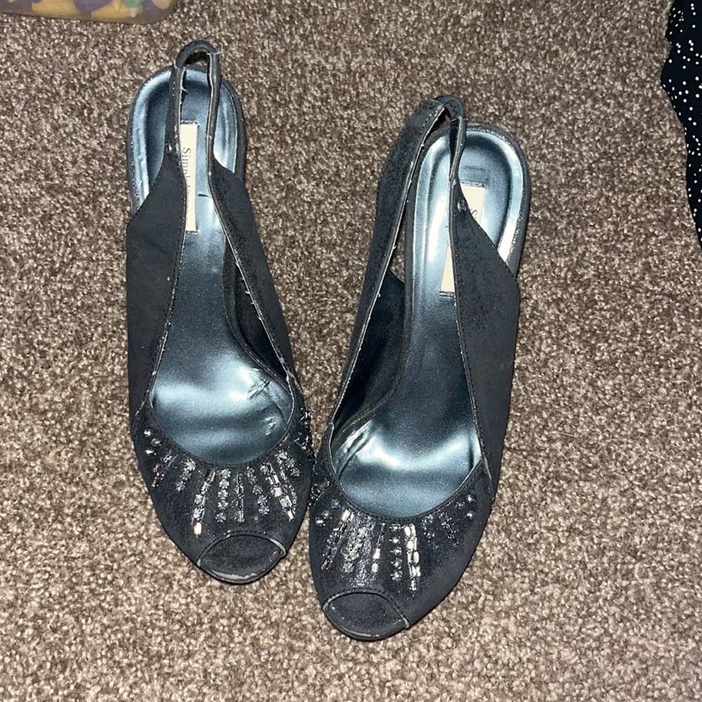 black heels